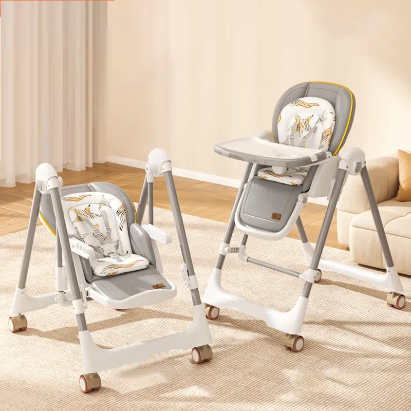 R for Rabbit Marshmallow Smart High Chair- Abstract Grey