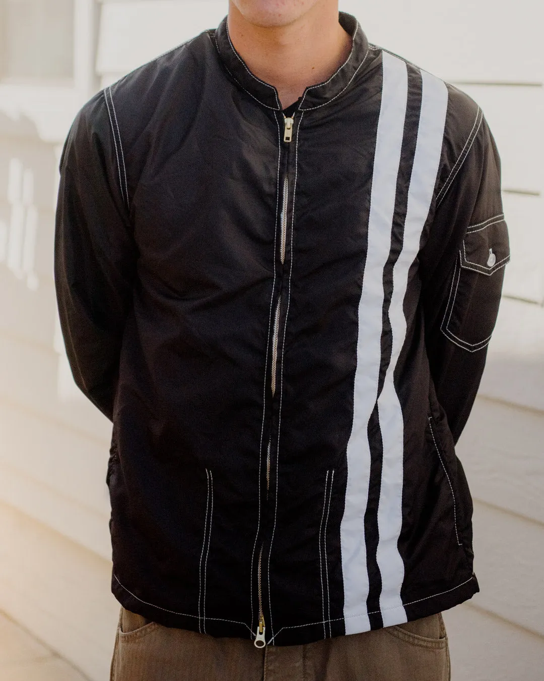 Racing Jacket - Black/White