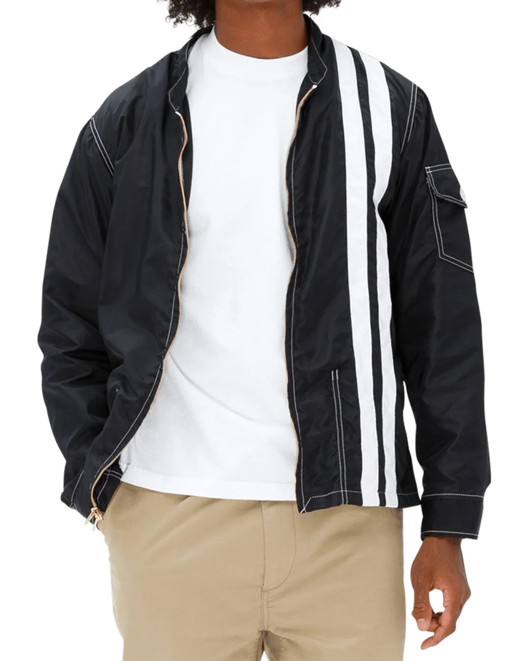 Racing Jacket - Black/White