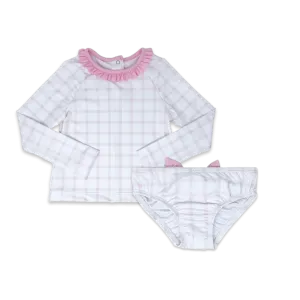 Rashguard Set - Wilmington Pink Windowpane