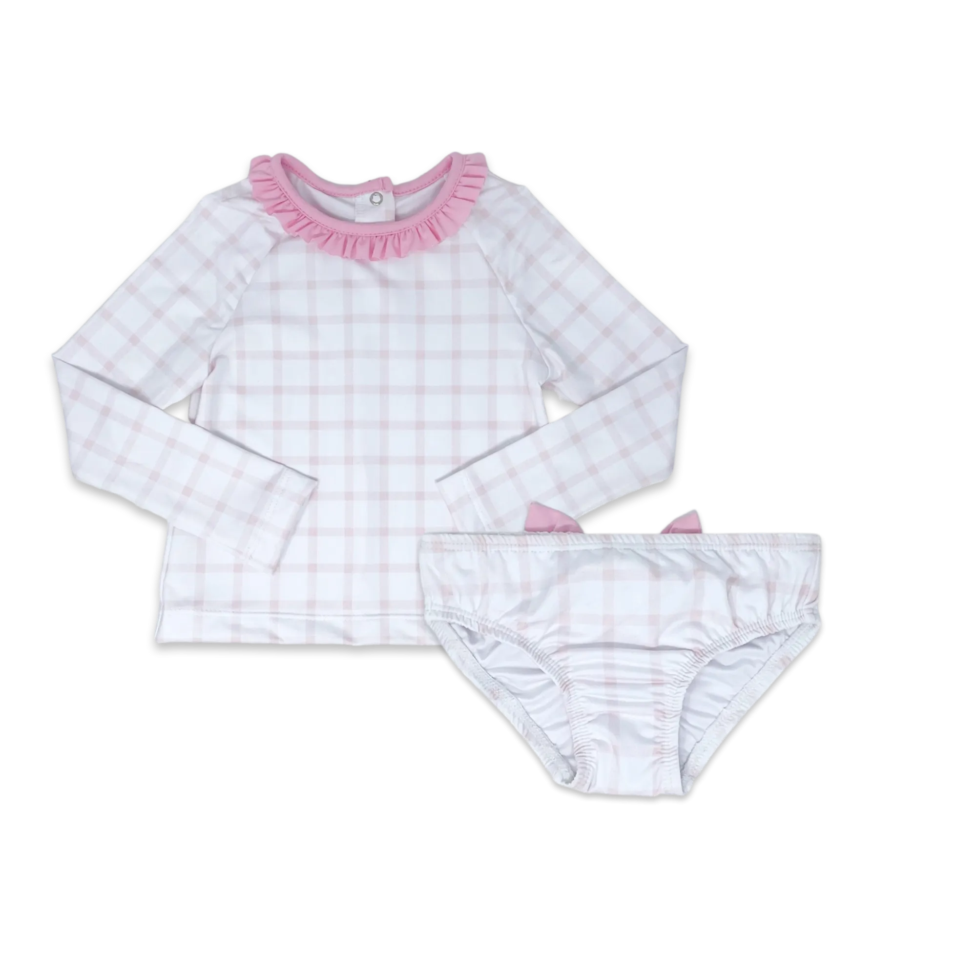 Rashguard Set - Wilmington Pink Windowpane