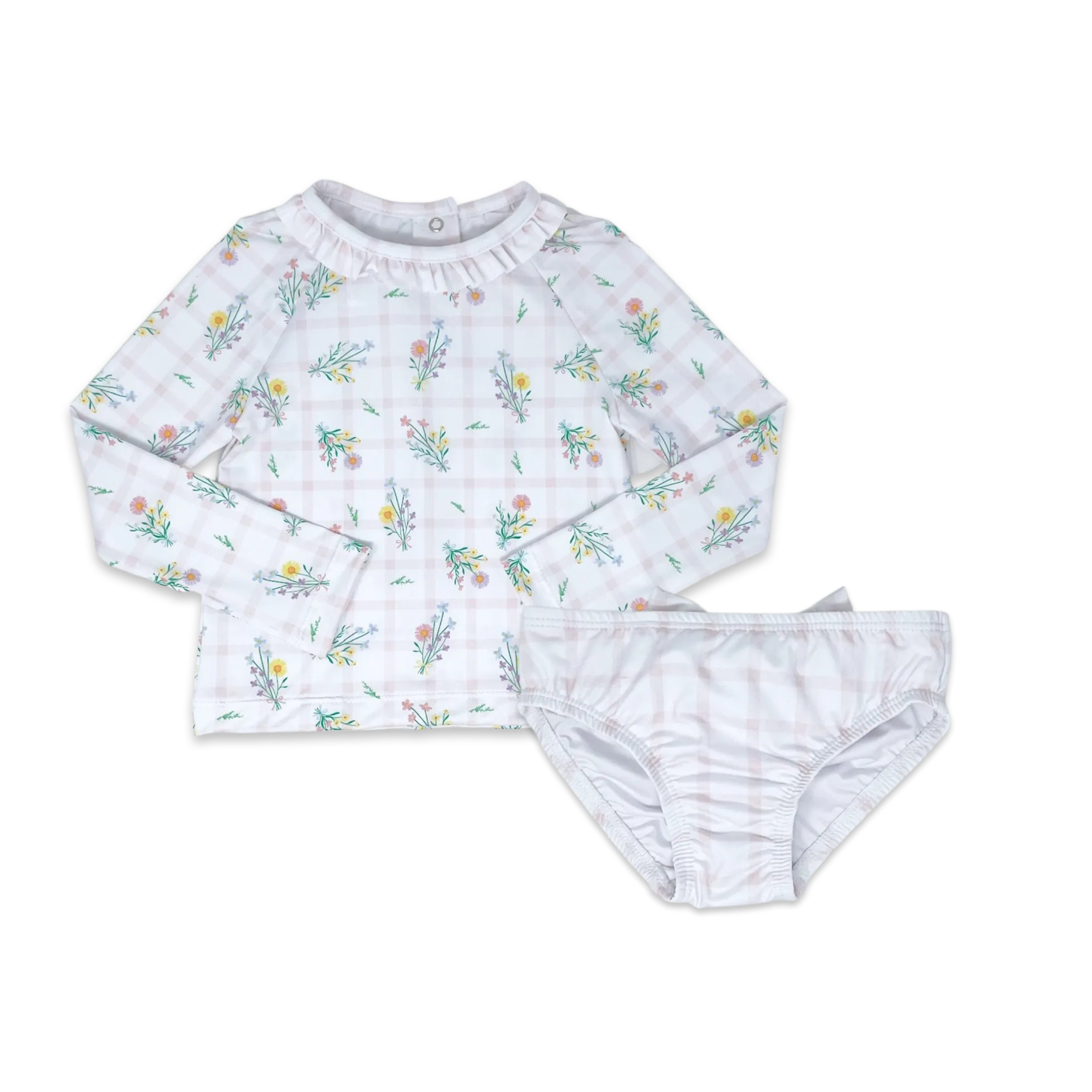 Rashguard Set - Wilmington Wildflower Windowpane