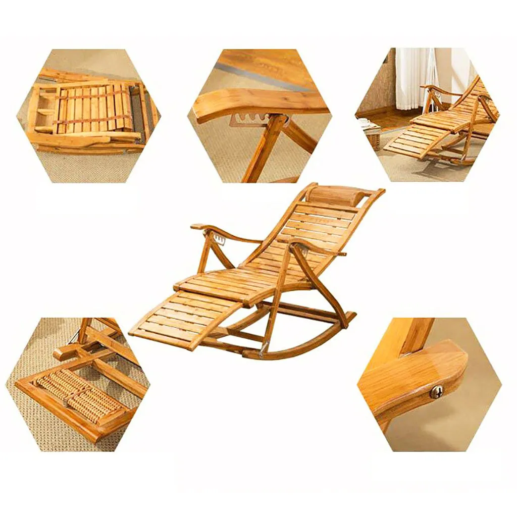 Rocking Bamboo Lounge Chair