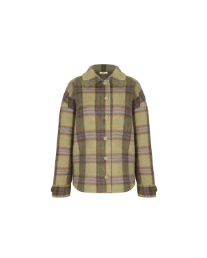 SIAN JACKET GREEN CHECK