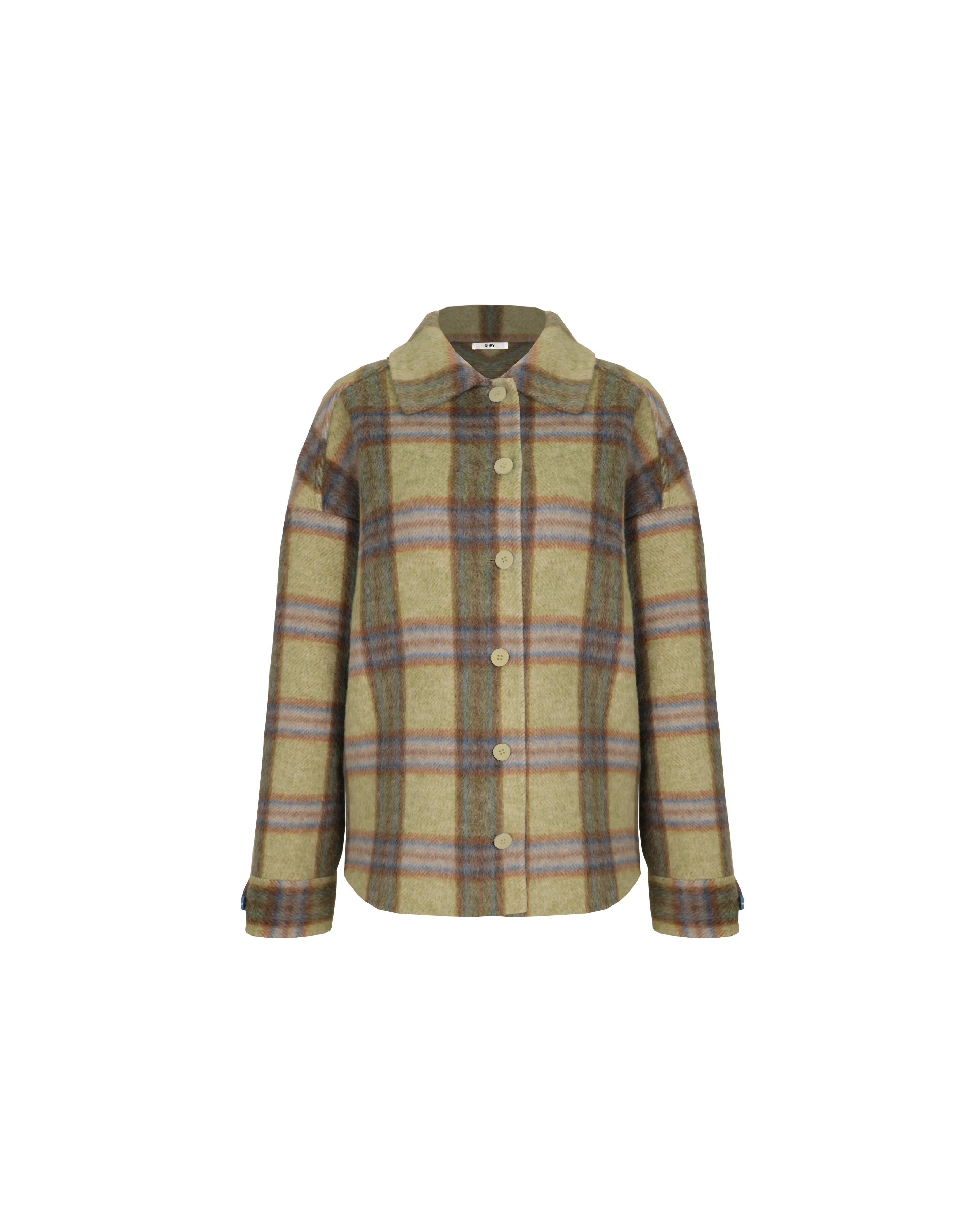 SIAN JACKET GREEN CHECK