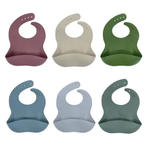 SILICONE BIB - 7 COLOURS