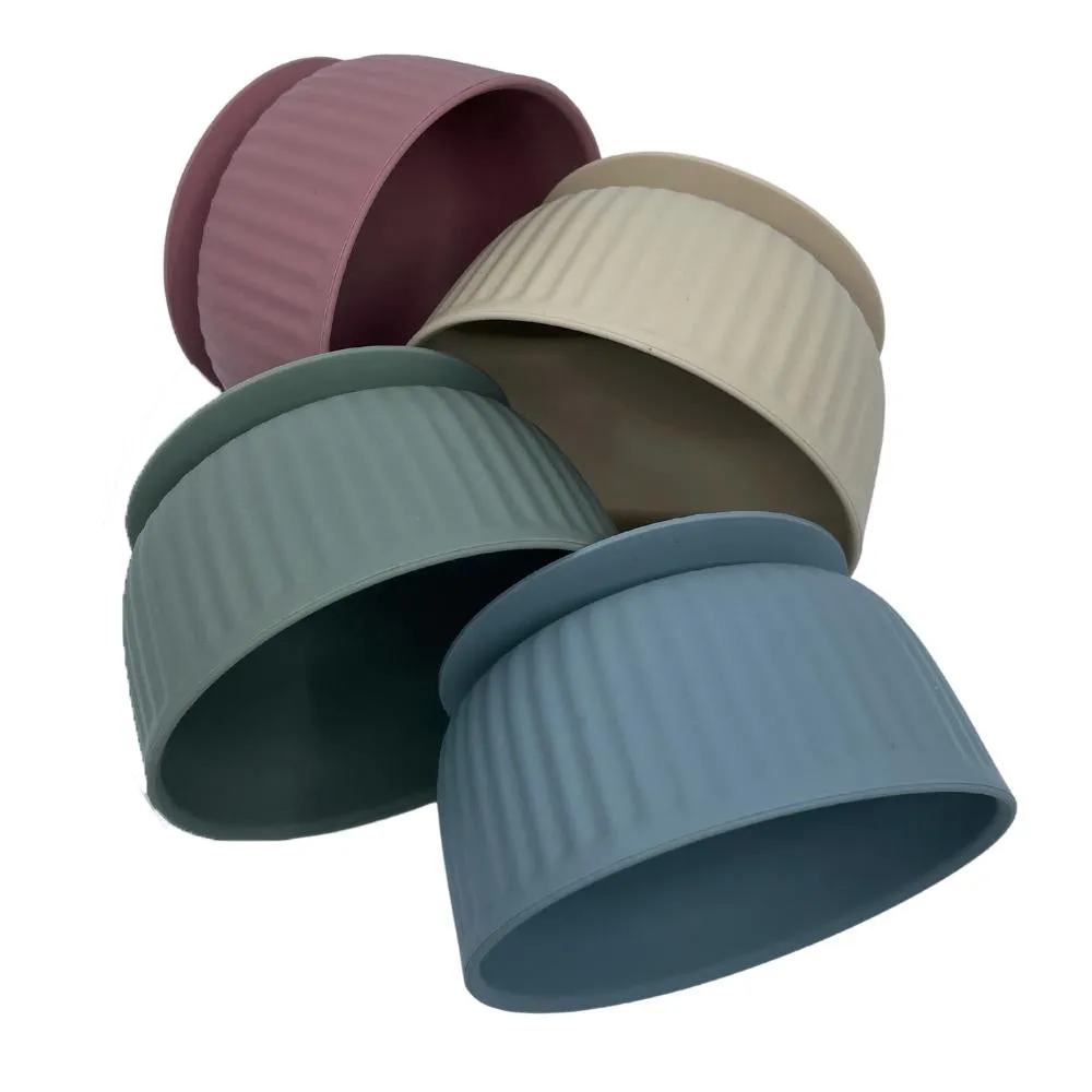 SILICONE BOWLS - 4 COLOURS