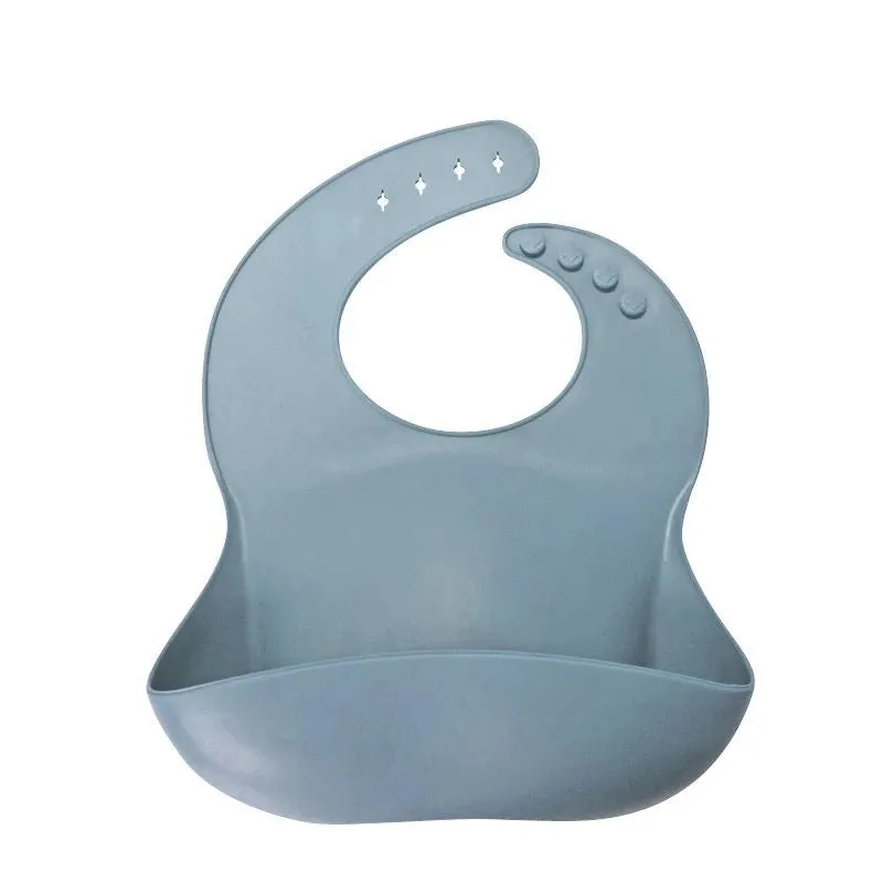 Silicone feeding bib