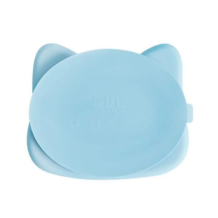 Stickie Plate - Cat Powder Blue