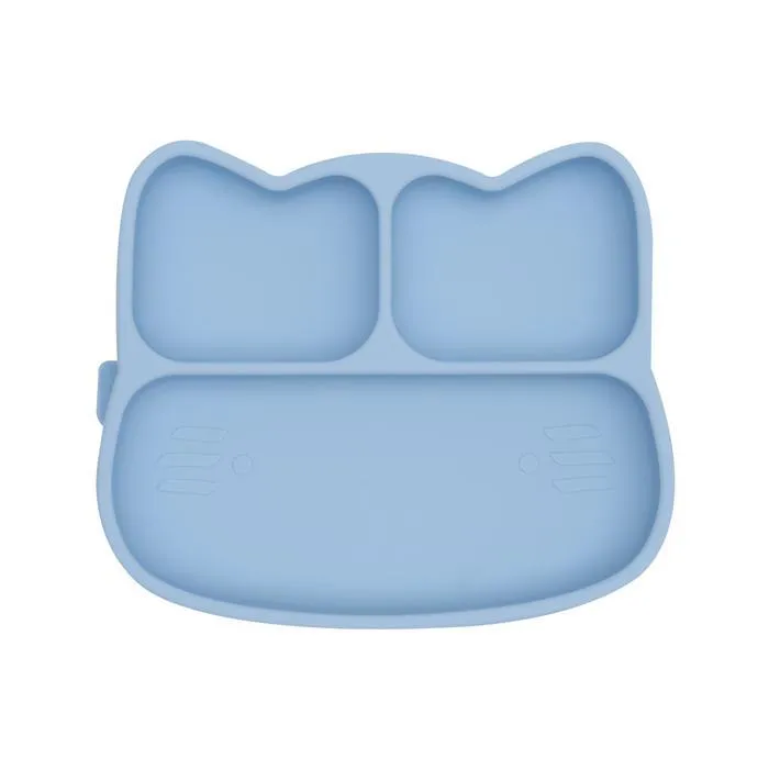 Stickie Plate - Cat Powder Blue