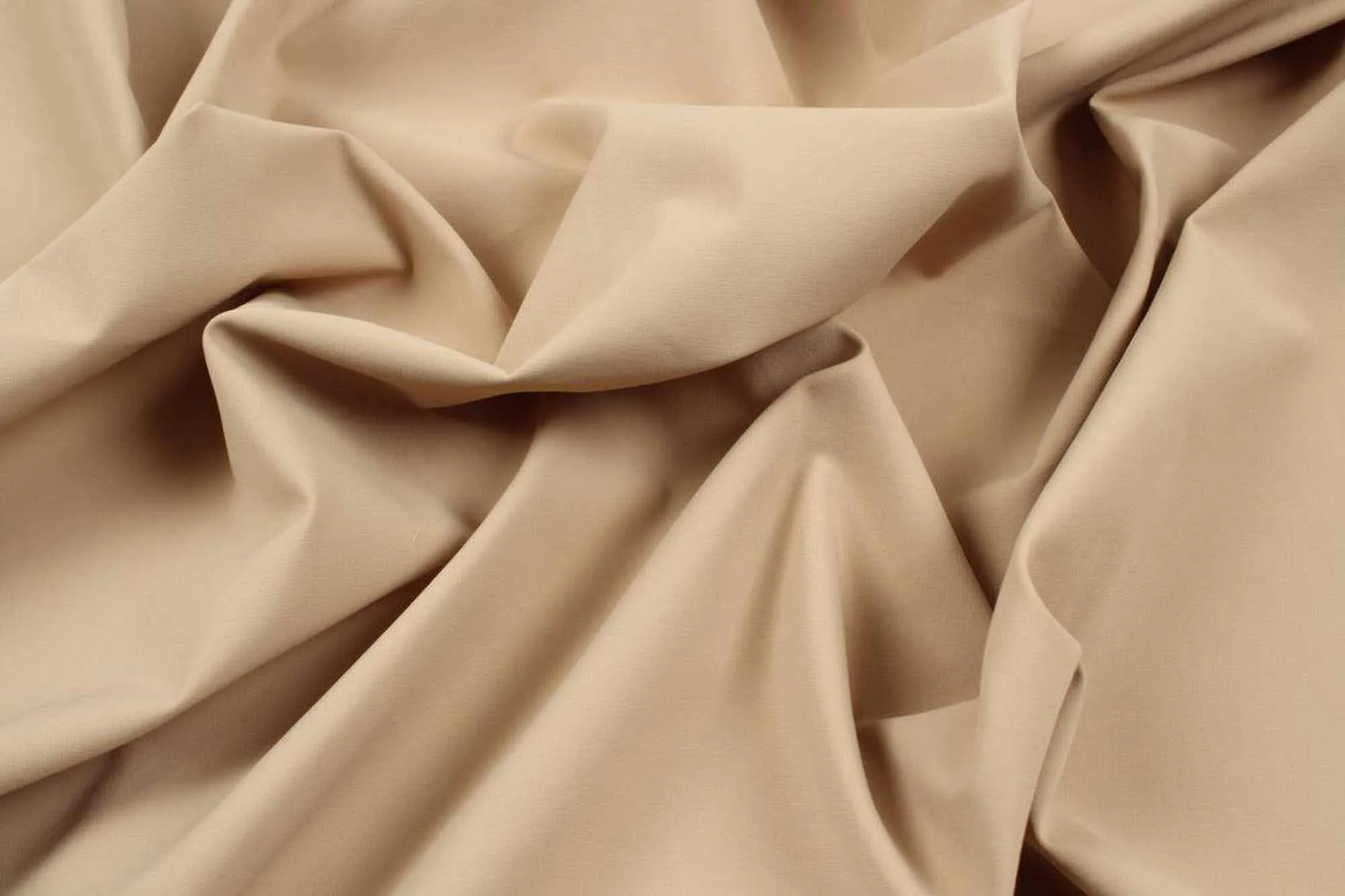 Technical Stretch Twill for Bottoms and Jackets - Beige (1 Meter Remnant)