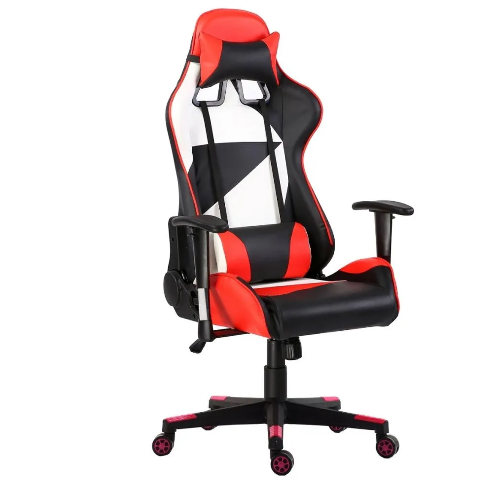 TITAN-X SERIES/ 006 GAMING CHAIR (BLACK-RED-WHITE)