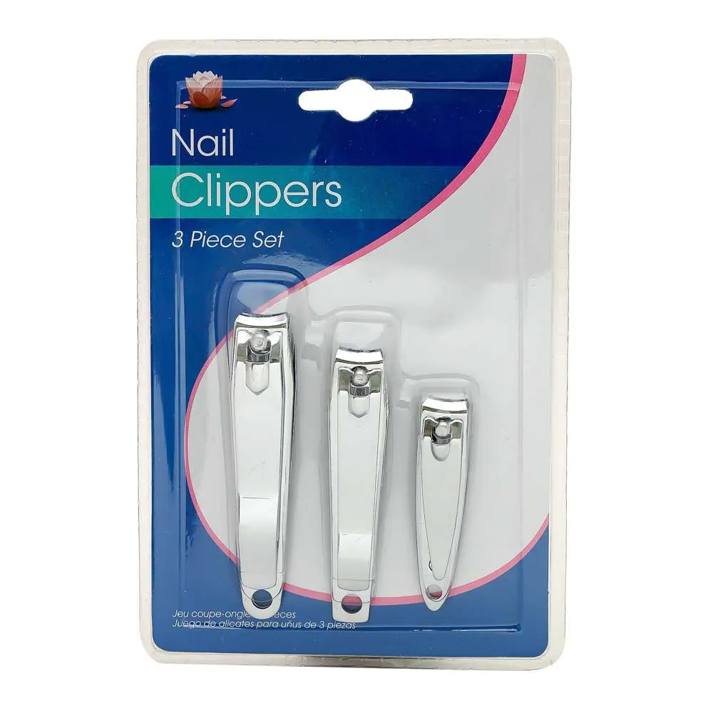 UBL Nail Clippers S/S 3pc Set