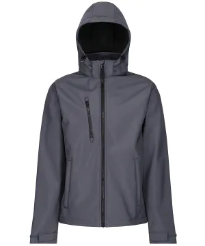 Venturer 3-layer hooded softshell jacket | Seal Grey/Black